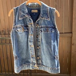 Ruff Hewn ladies denim vest - S